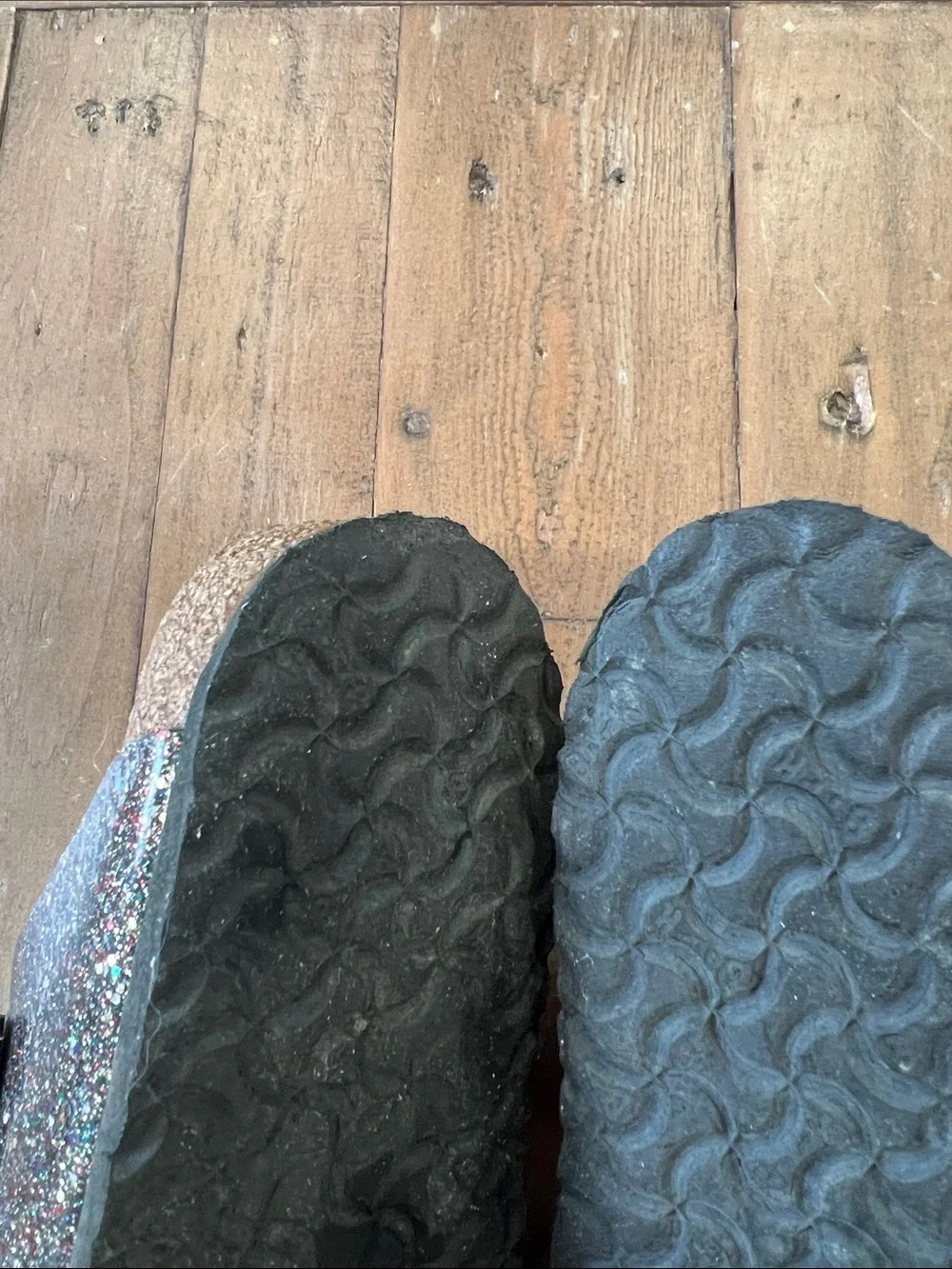 Birkenstock black glitter